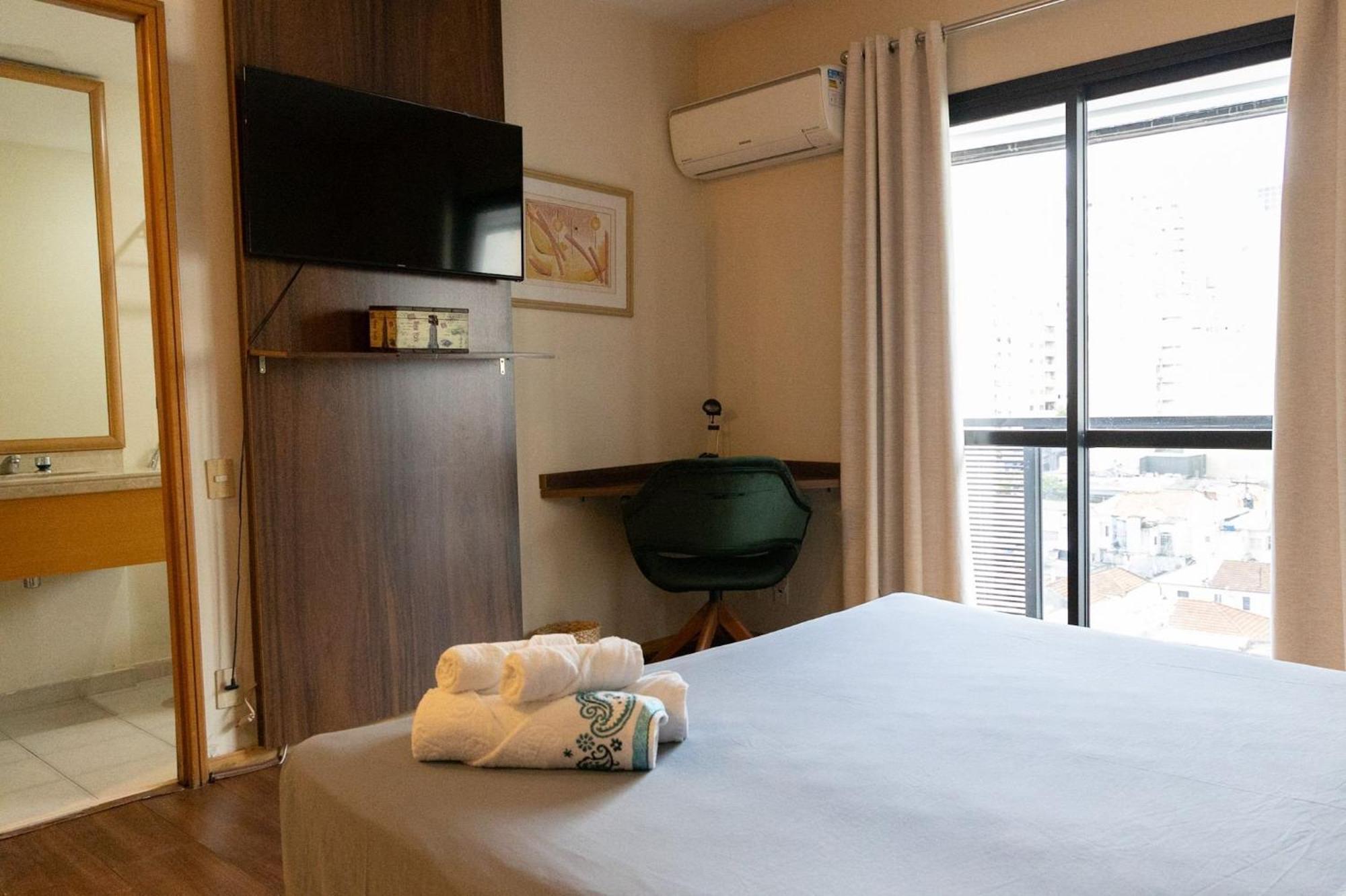 Elegant Flat Jardins - Garagem, Ar Cod, Hotel เซาเปาโล ภายนอก รูปภาพ